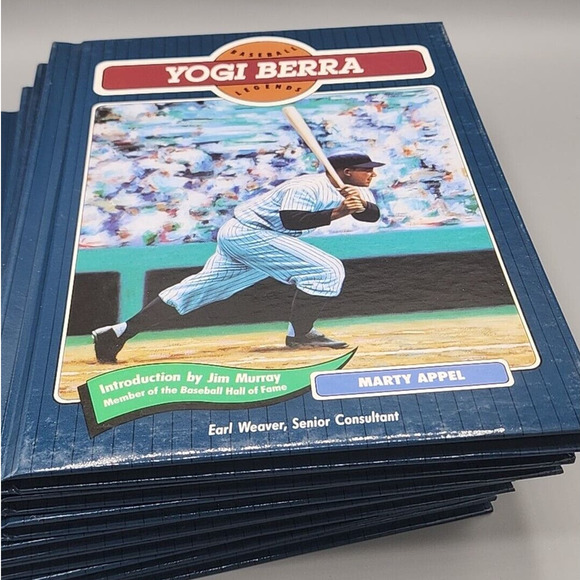 Baseball Legends 12 Books Snyder Mantel, Gehrig Berra Spahn Dimaggio & More - Picture 9 of 9